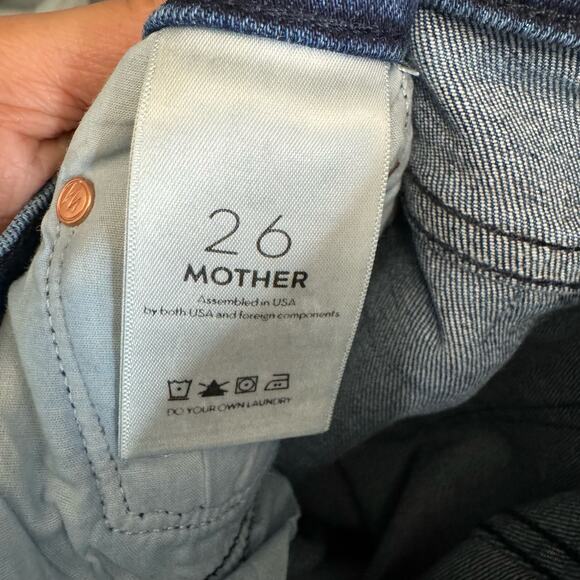 Mother The Looker Ankle Jean  River Rule Stretch High Rise women's 26 - Picture 12 of 15